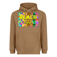 Toasted Coconut beach vibes summer brushstroke Heavyweight Hoodie - Jasminsmagicworld