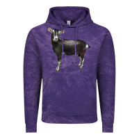 Cloud Purple Alpine Goat Vintage Hoodie - LillyAllenDesigns