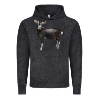 Vintage Black Alpine Goat Vintage Hoodie - LillyAllenDesigns