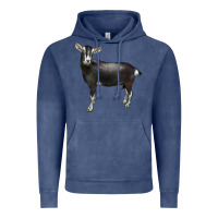 Vintage Denim Alpine Goat Vintage Hoodie - LillyAllenDesigns