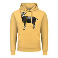 Vintage Mustard Alpine Goat Vintage Hoodie - LillyAllenDesigns