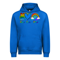 Cobalt Peace Love Pride Urban Hoodie - Jasminsmagicworld