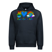 Navy Peace Love Pride Urban Hoodie - Jasminsmagicworld