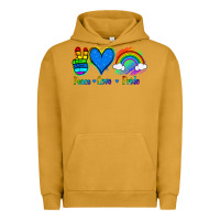 Pigment Peanut Butter Peace Love Pride Urban Hoodie - Jasminsmagicworld
