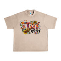 French Oak Stay Groovy Urban Heavy Tee - CowhideDigitalArt