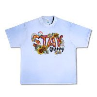 Grape Ice Stay Groovy Urban Heavy Tee - CowhideDigitalArt