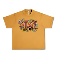 Peanut Butter Stay Groovy Urban Heavy Tee - CowhideDigitalArt