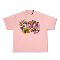 Salmon Stay Groovy Urban Heavy Tee - CowhideDigitalArt