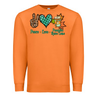 Carrot peace love pumpkin spice latte Premium Sweatshirt - Jasminsmagicworld