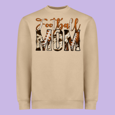 Football Mom Heavyweight Sweatshirt Designed By Jasminsmagicworld