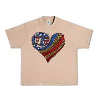 Burro american western leopard flag heart Urban Heavy Tee - Jasminsmagicworld