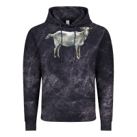 Cloud Black saanen goat Vintage Hoodie - LillyAllenDesigns