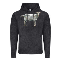 Vintage Black saanen goat Vintage Hoodie - LillyAllenDesigns