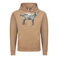 Vintage Coffee saanen goat Vintage Hoodie - LillyAllenDesigns