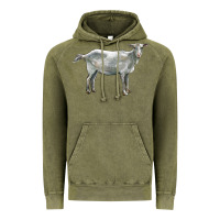 Vintage Olive saanen goat Vintage Hoodie - LillyAllenDesigns