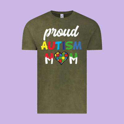 Proud Autism Mom Mothers Day Gift Autism Awareness Vintage Tee Designed By Cowhidedigitalart