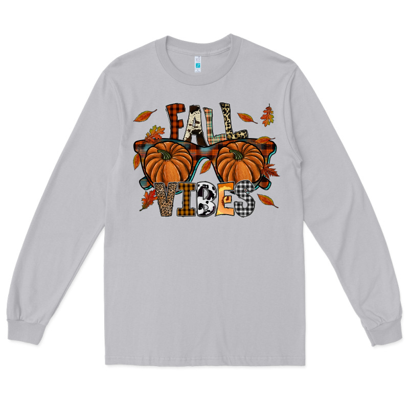 Fall Vibes Long Sleeve Tee by SublimationCraftShop | Teevron
