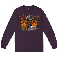 Plum fall vibes Long Sleeve Tee - SublimationCraftShop