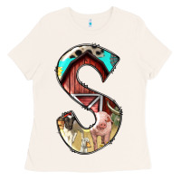 Bone farm life alphabet lowercase letters s Ladies Tee - BundleAndBundleShop