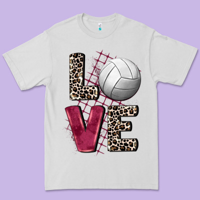 Love Volleyball Premium Tee Designed By Fadigitalartstudio