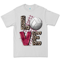 Dove Grey love volleyball Premium Tee - FaDigitalArtStudio