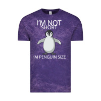 Cloud Purple I'm Not Short I'm Penguin Size Vintage Tee - Bettercallsaul
