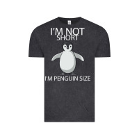Vintage Black I'm Not Short I'm Penguin Size Vintage Tee - Bettercallsaul