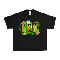 Black St. Patricks Day Lpn Urban Heavy Tee - CowhideDigitalArt