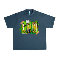 Midnight Navy St. Patricks Day Lpn Urban Heavy Tee - CowhideDigitalArt