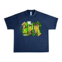 Navy St. Patricks Day Lpn Urban Heavy Tee - CowhideDigitalArt