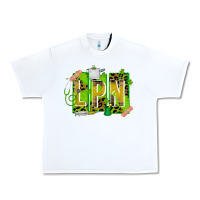 White St. Patricks Day Lpn Urban Heavy Tee - CowhideDigitalArt