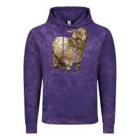 Cloud Purple Angora Goat Vintage Hoodie - LillyAllenDesigns