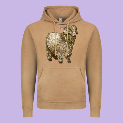 Angora Goat Vintage Hoodie Designed By Lillyallendesigns