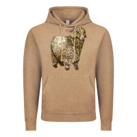 Vintage Coffee Angora Goat Vintage Hoodie - LillyAllenDesigns