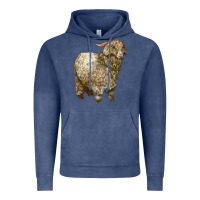 Vintage Denim Angora Goat Vintage Hoodie - LillyAllenDesigns