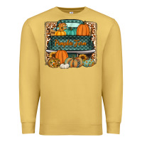 Antique Gold pumpkin farm truck Premium Sweatshirt - Jasminsmagicworld