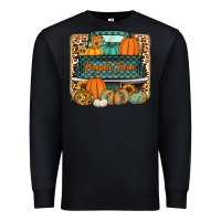 Black pumpkin farm truck Premium Sweatshirt - Jasminsmagicworld