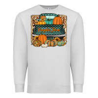 Dove Grey pumpkin farm truck Premium Sweatshirt - Jasminsmagicworld