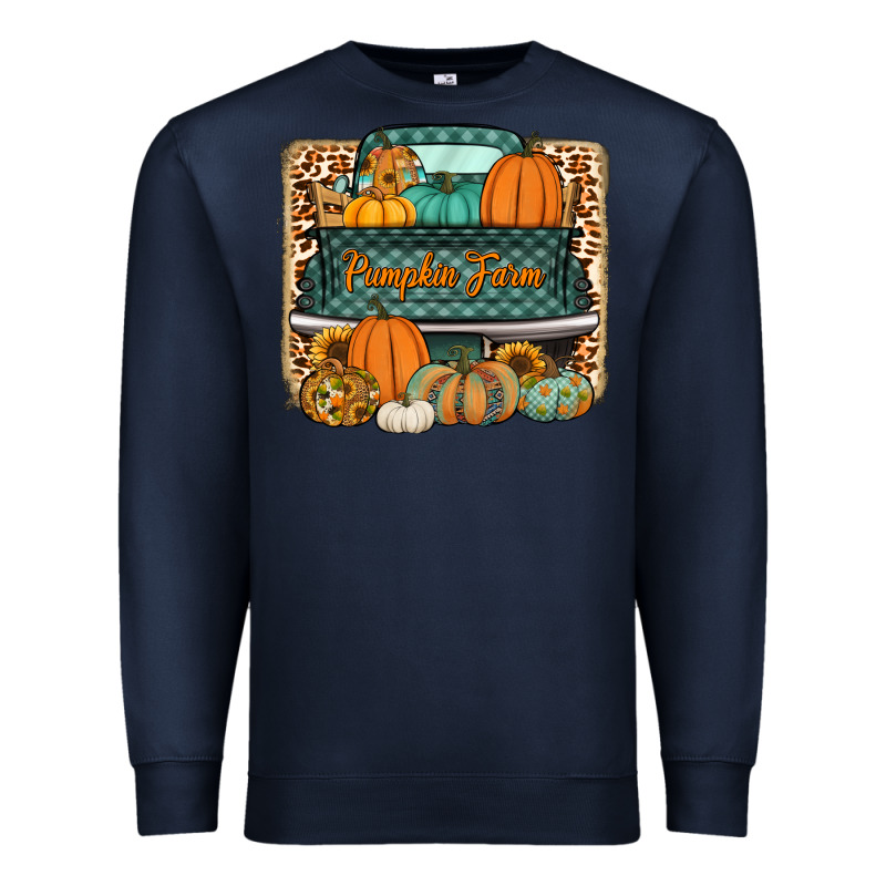 Pumpkin Farm Truck Premium Sweatshirt by Jasminsmagicworld | Teevron