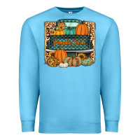 Ocean Blue pumpkin farm truck Premium Sweatshirt - Jasminsmagicworld