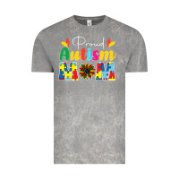 Cloud Rock Proud Autism Mom sunflower Vintage Tee - CowhideDigitalArt