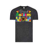 Vintage Black Proud Autism Mom sunflower Vintage Tee - CowhideDigitalArt