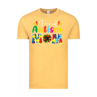 Proud Autism Mom Sunflower Vintage Tee | Teevron