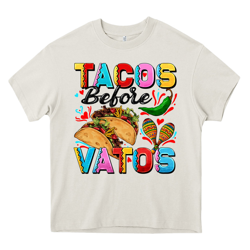 Tacos Before Vatos Valentine's Day Heavy Core Tee by FaDigitalArtStudio | Teevron