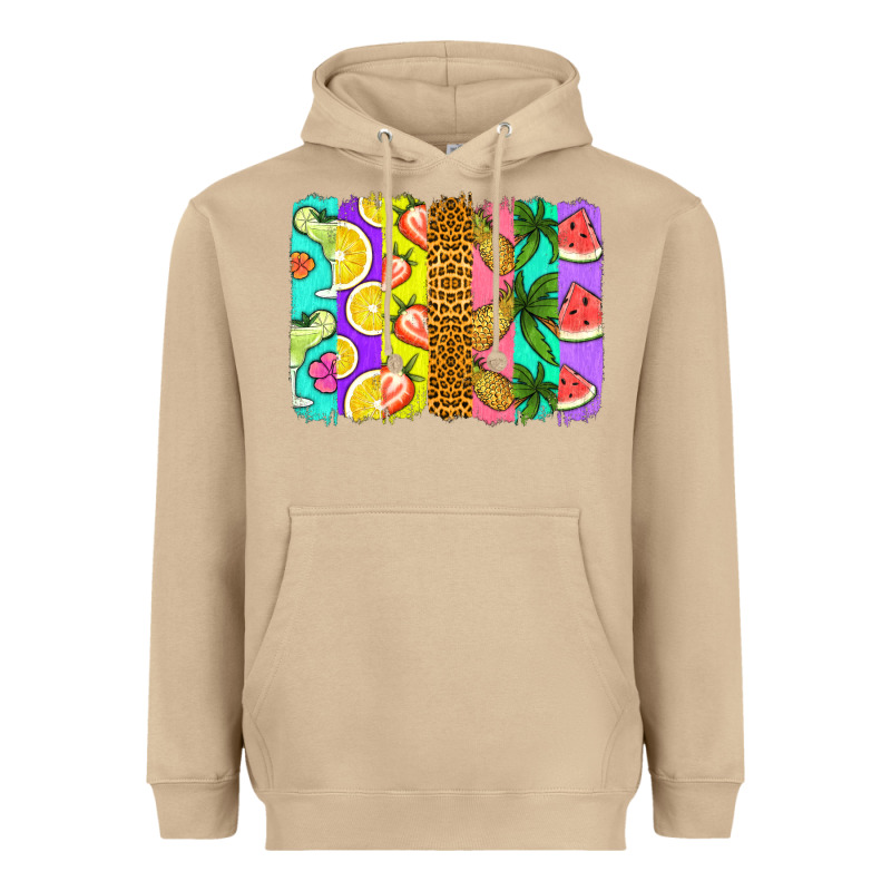 Summer Brushstroke Heavyweight Hoodie by Jasminsmagicworld | Teevron