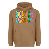 Toasted Coconut summer brushstroke Heavyweight Hoodie - Jasminsmagicworld
