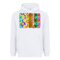 White summer brushstroke Heavyweight Hoodie - Jasminsmagicworld