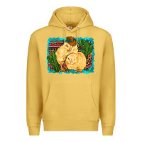 Antique Gold western cowboy chicks cactus coop animals  leopard serape turquoise Premium Hoodie - Artiststas