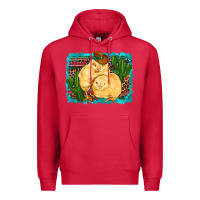 Cardinal western cowboy chicks cactus coop animals  leopard serape turquoise Premium Hoodie - Artiststas