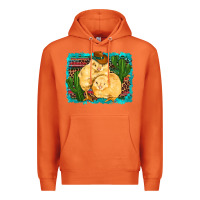 Carrot western cowboy chicks cactus coop animals  leopard serape turquoise Premium Hoodie - Artiststas